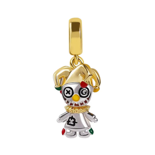 Jester Rag Doll Dangle Charm