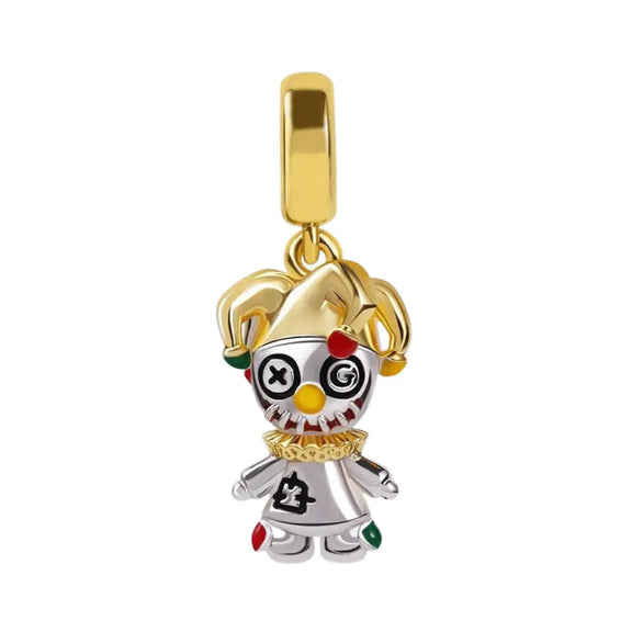 Jester Rag Doll Dangle Charm - Jester Rag Doll Dangle Charm