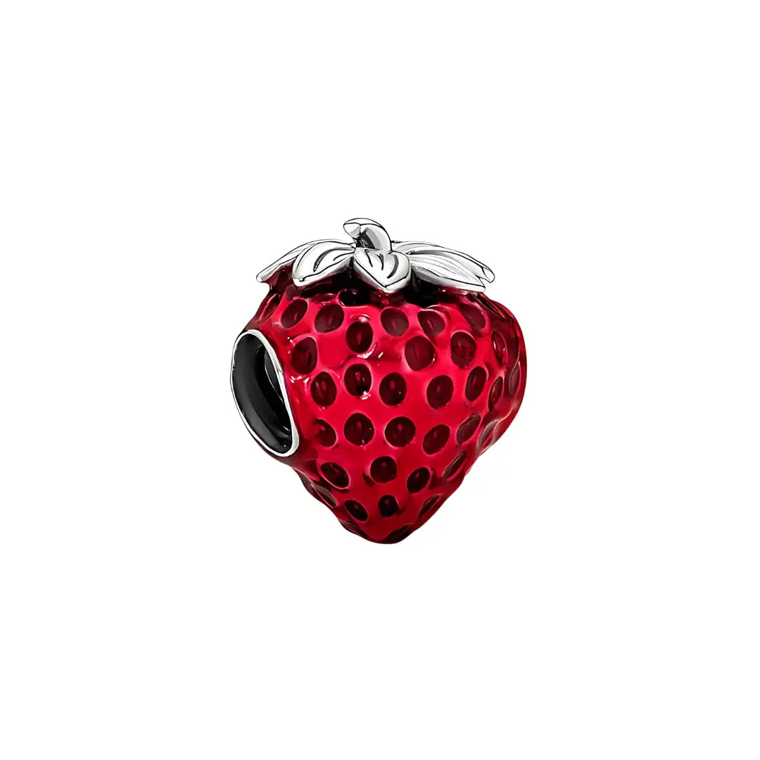 Seeded Strawberry Fruit Charm