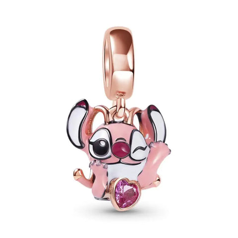 Lilo and Stitch - Angel Dangle Charm - Lilo and Stitch - Angel Dangle Charm