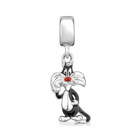 Loony Tunes Charm Sylvester Cat Dangle Charm - Loony Tunes Charm Sylvester Cat Dangle Charm