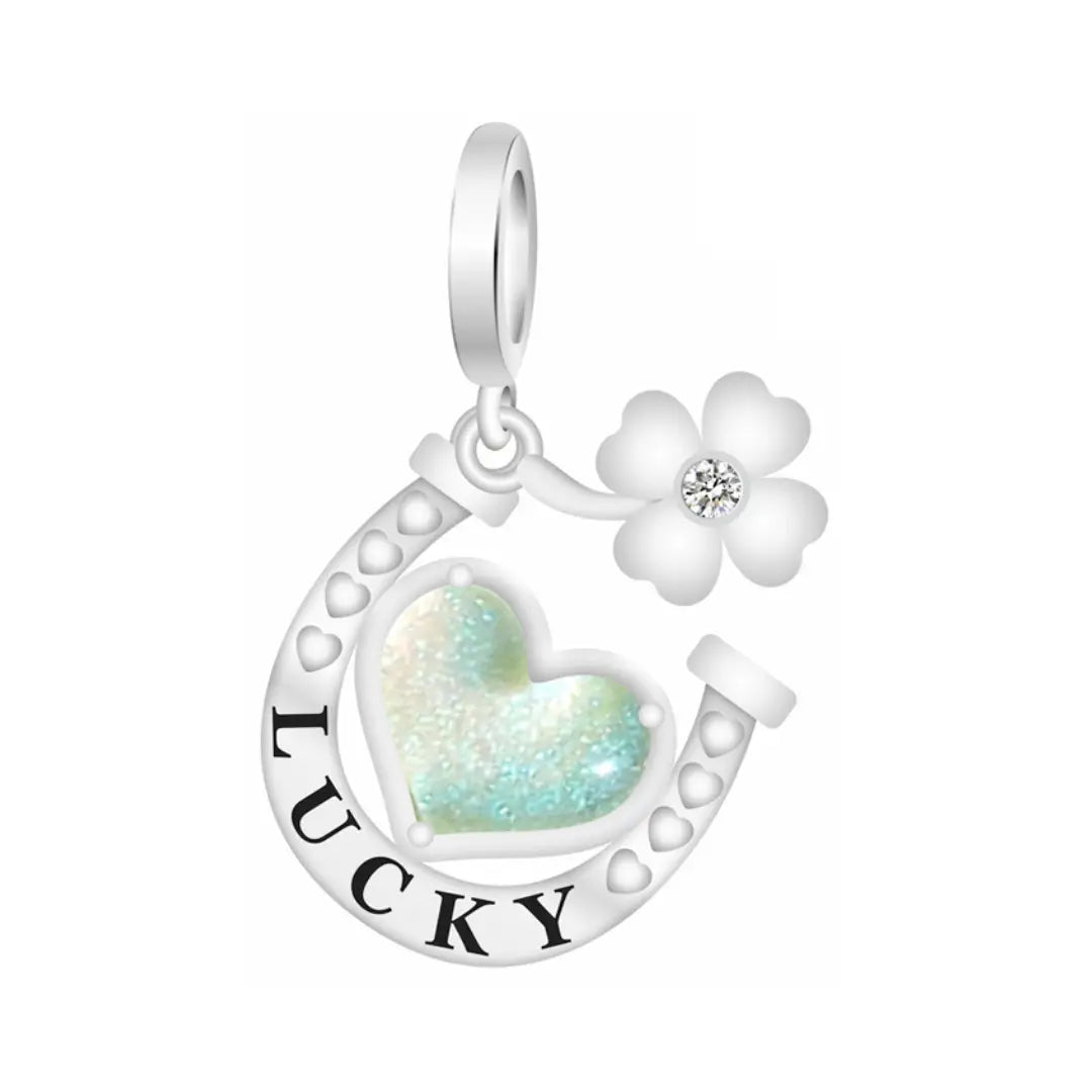 Lucky Horse Shoe Dangle Charm