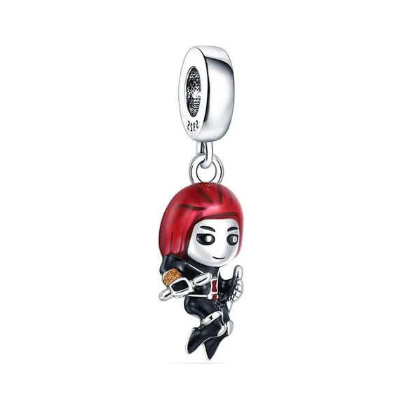 Marvel- Black Widow Dangle Charm - Marvel- Black Widow Dangle Charm