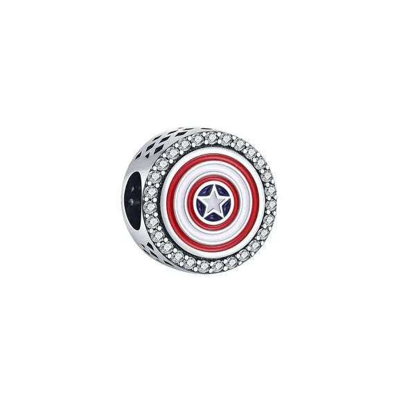 Marvel- Captain America Shield Charm - Marvel- Captain America Shield Charm