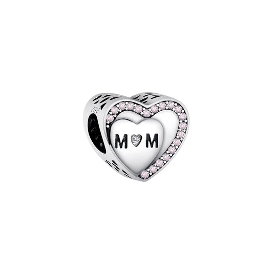 Mum Heart Charm