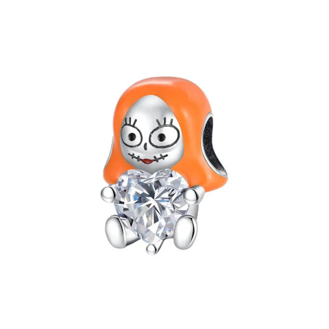 Nightmare Before Christmas- Baby Sally the Ragdoll with Heart Charm - Nightmare Before Christmas- Baby Sally the Ragdoll with Heart Charm