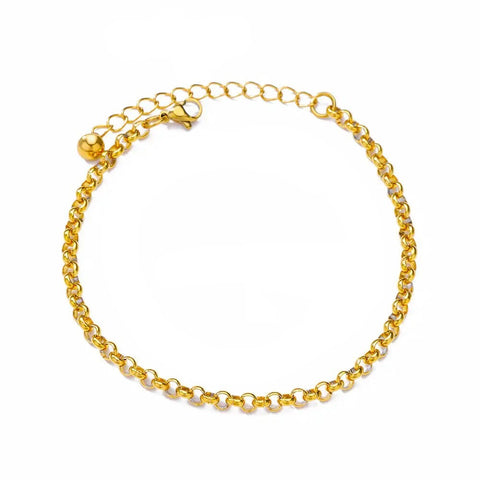 Gold Classic Chain Ankle Bracelet