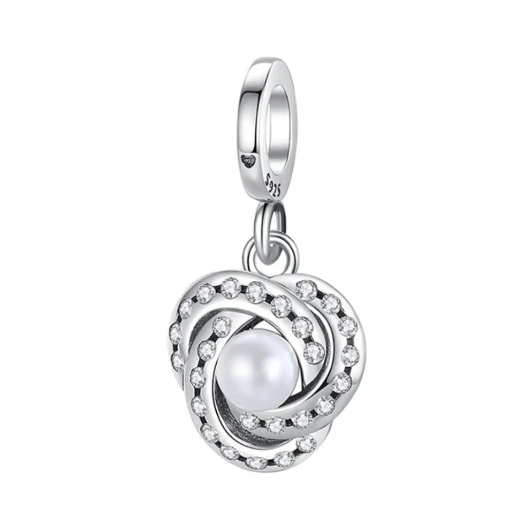 Pearl Eternity Dangle Charm