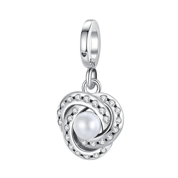 Pearl Eternity Dangle Charm - Pearl Eternity Dangle Charm