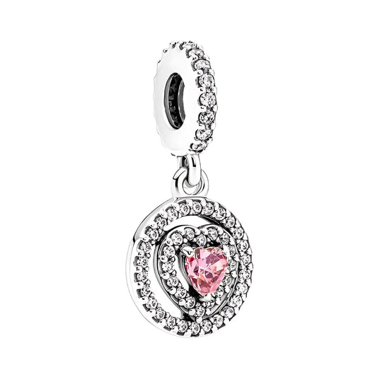 Radiant Heart Of Love Dangle Charm