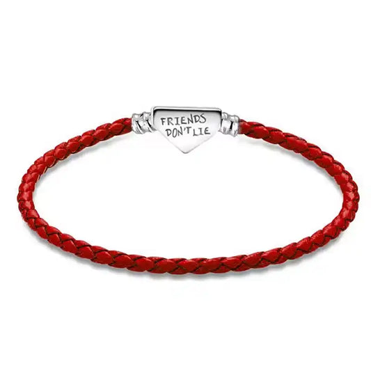 Retro 80s Sci-Fi Inspired Red Clasp Bracelet – Mystery Fandom Style