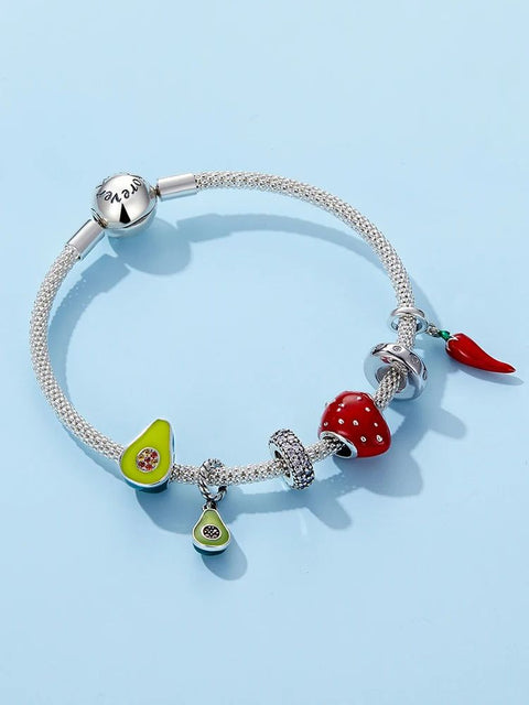 red-pepper Jewelry charm fits Pandora bracelet affordable