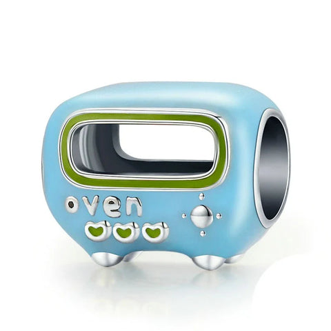 Retro Blue Oven Charm