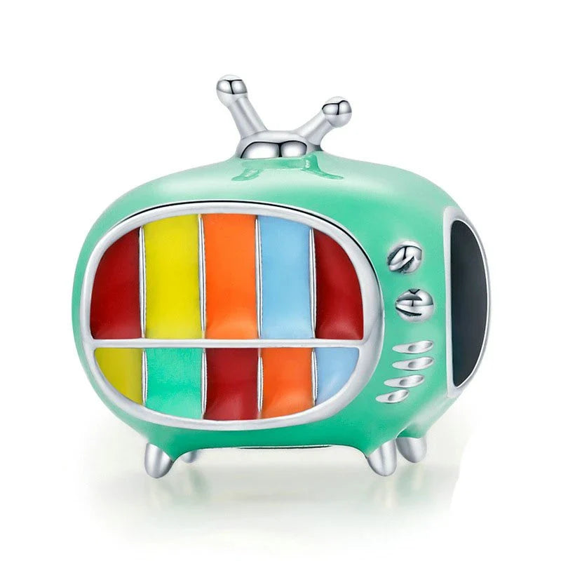 Retro Color TV Charm