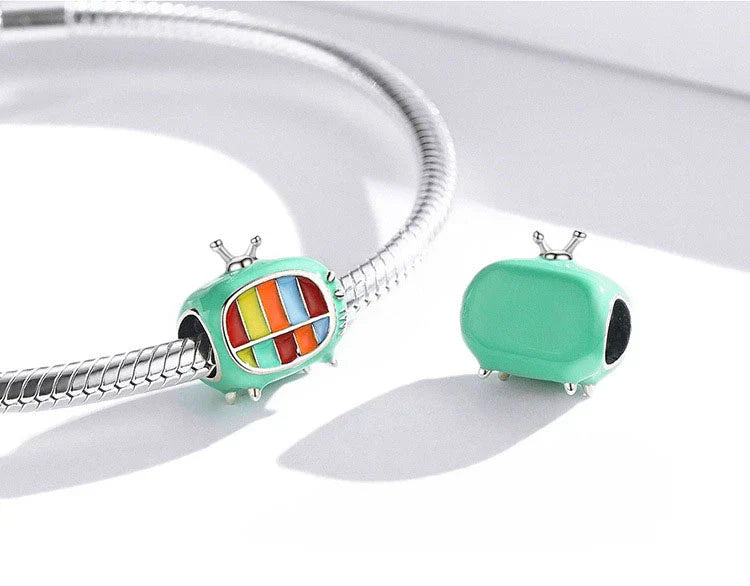 Retro Color TV Pandora Charm