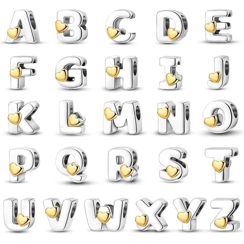Gold Letter B Charm - Gold Letter B Charm