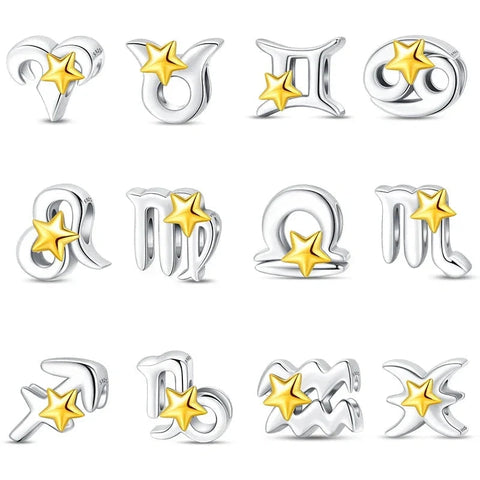Gemini Star Sign Charm - Gemini Star Sign Charm