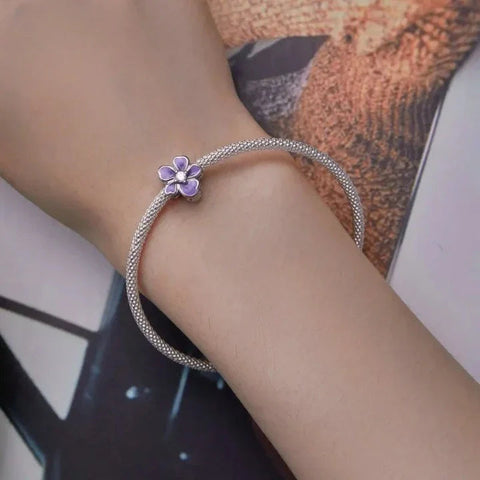 Purple Flower Charm - Purple Flower Charm