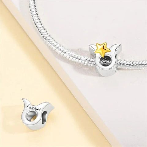 Taurus Star Sign Charm