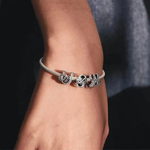 Fancy Letter M Charm