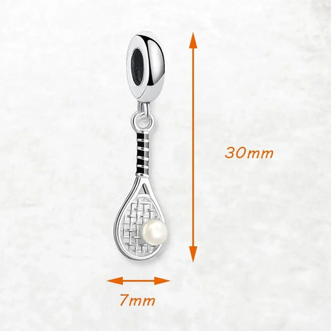 Tennis Racket Charm