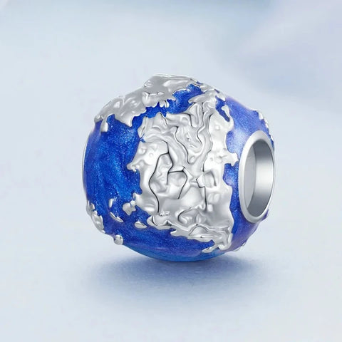 Earth Charm - Fits pandora Bracelet