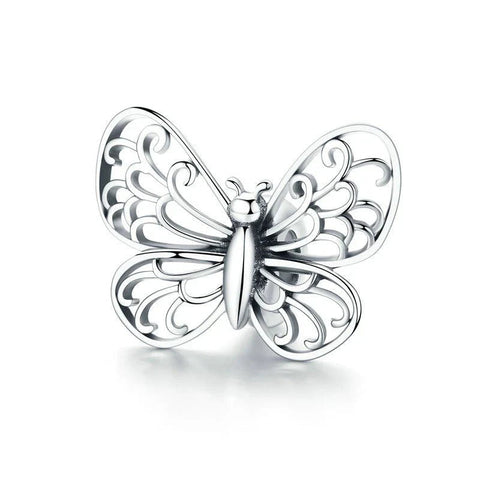 Silver Butterfly Charm