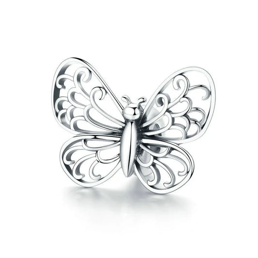 Silver Butterfly Pandora Charm