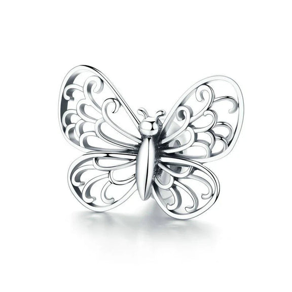 Silver Butterfly Charm - Silver Butterfly Pandora Charm