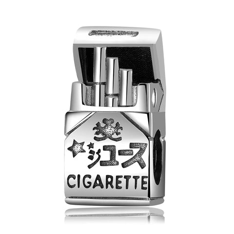 Silver Cigarette The Words In Japanese Charm - Pandora Silver Cigarette With The Words In Japanese Charm