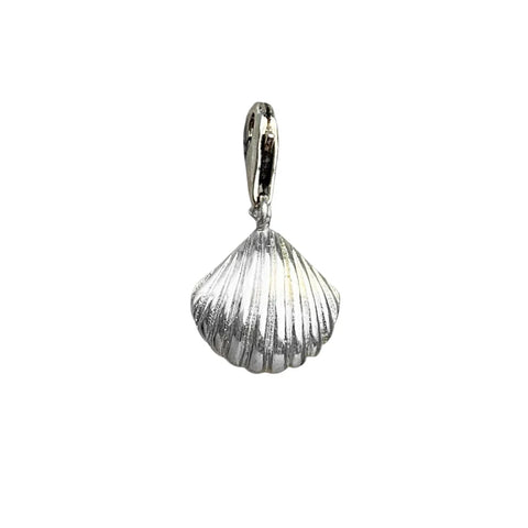 Silver Shell Pendant Charm - Silver Shell Pendant Charm - Compatible with Pandora Bracelets