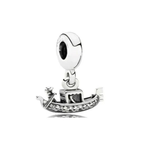 Silver With Boat Charm