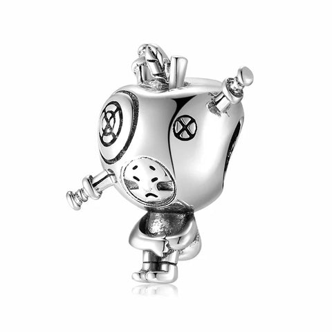 Silver Robot Charm - Silver Robot Charm