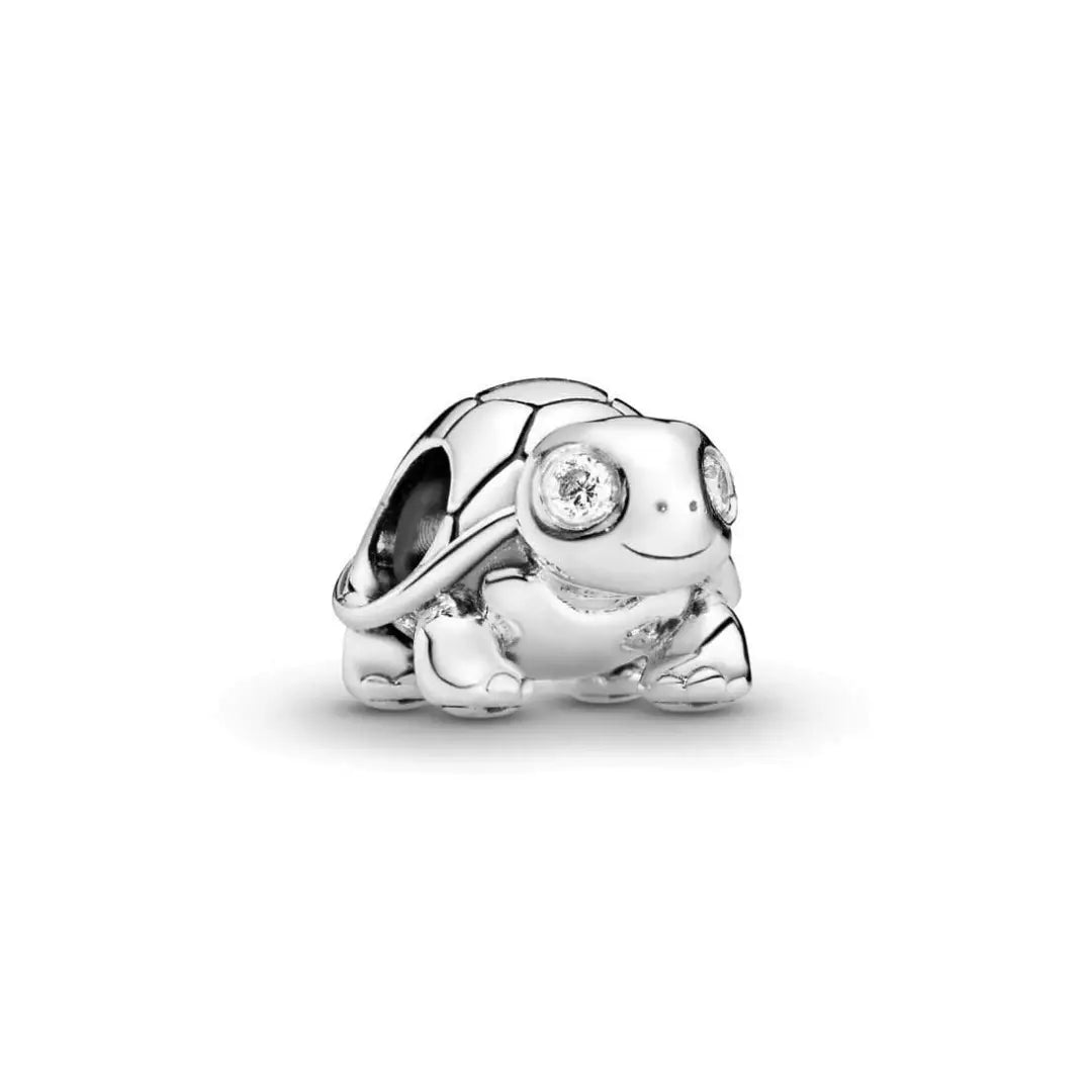 Silver Sea Turtle Charm