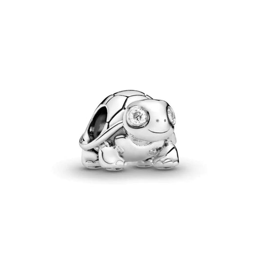 Silver Sea Turtle Charm