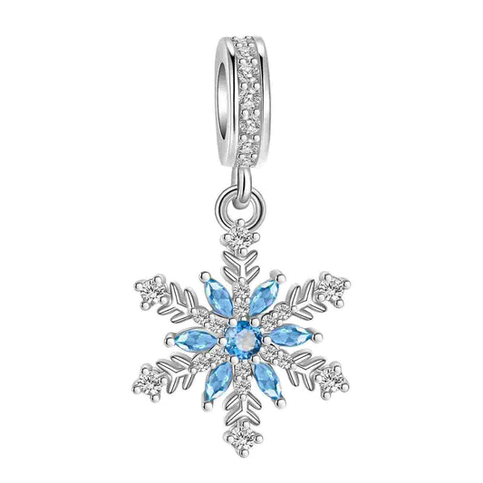 Winter Snowflake Charm Bracelets