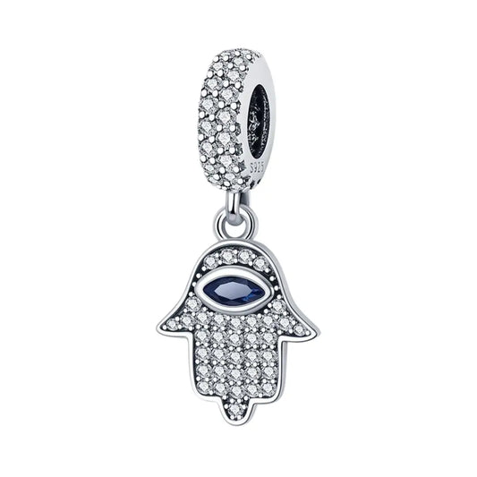 Sparkling Hamsa Hand Charm