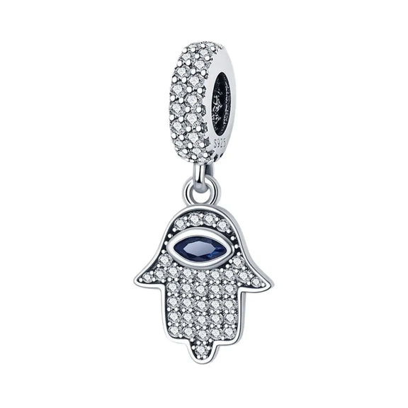 Sparkling Hamsa Hand Charm - Sparkling Hamsa Hand Charm