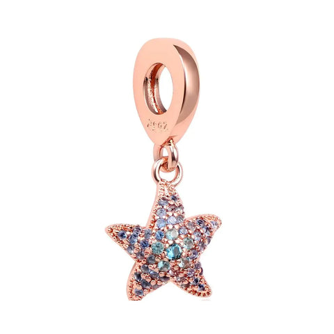 Sparkling Starfish Dangle Charm