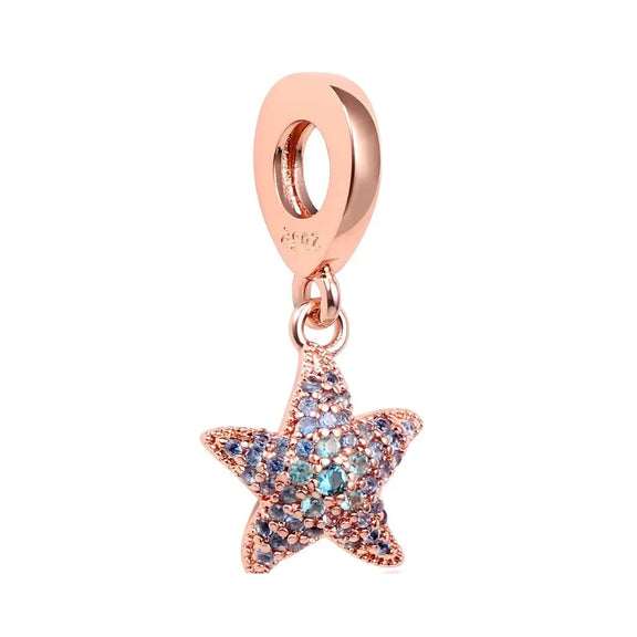 Sparkling Starfish Dangle Charm - Sparkling Starfish Dangle Charm