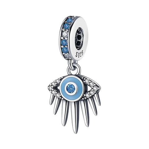 Spiked Evil Eye Dangle Charm - Spiked Evil Eye Dangle Charm