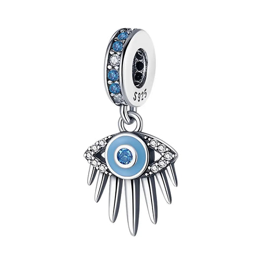 Spiked Evil Eye Dangle Charm