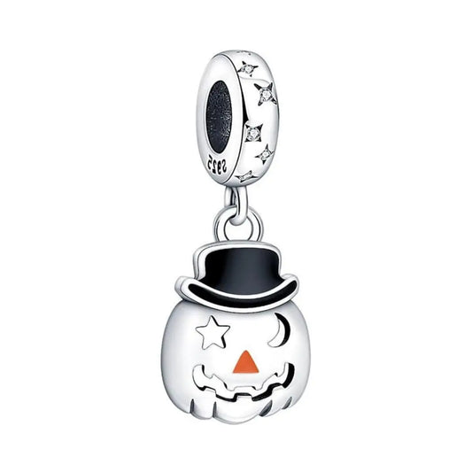 Spooky Snowman Dangle Charm