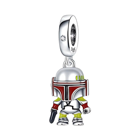 Star Wars - Bounty Hunter Boba Fett Dangle Charm