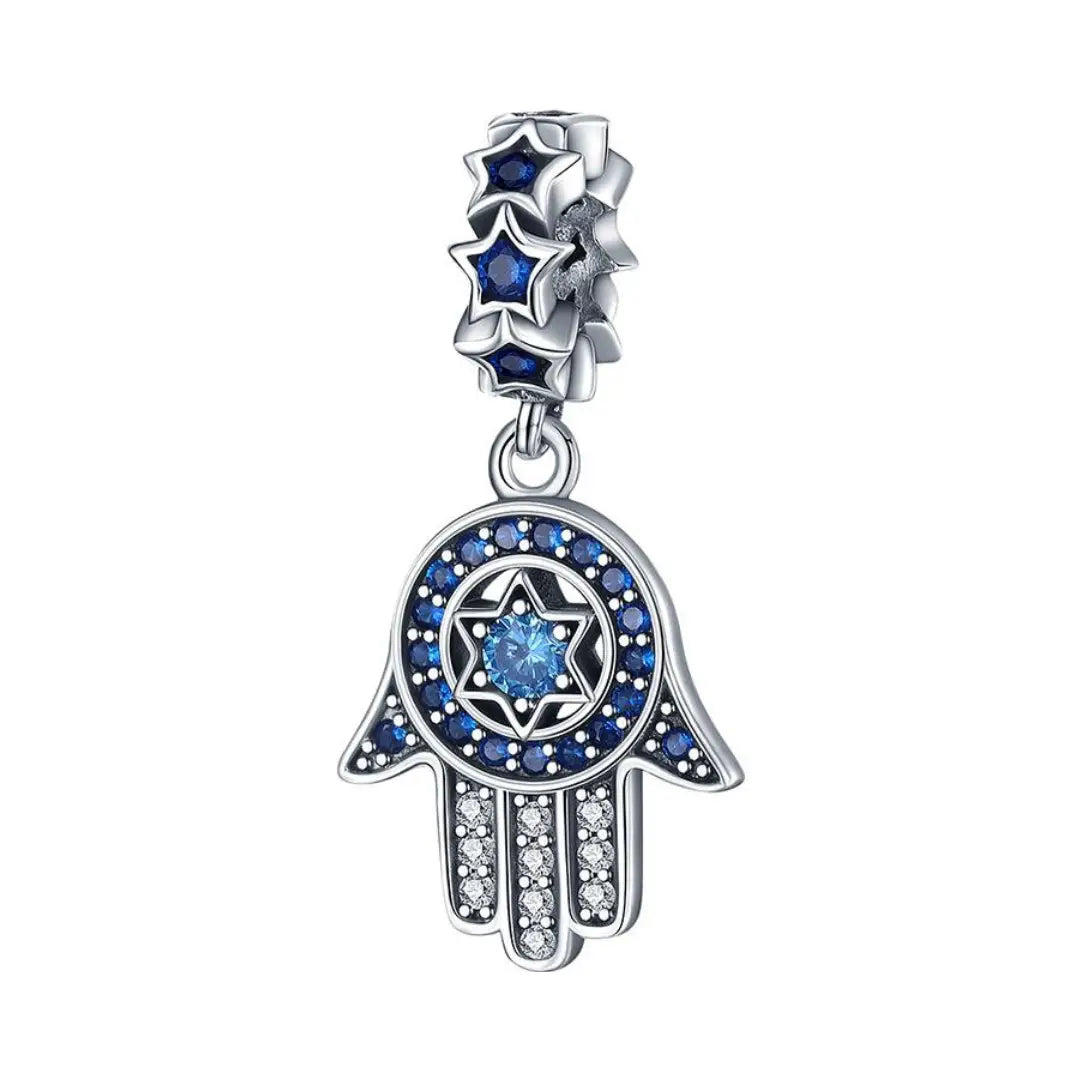 Starry Hamsa Dangle Charm