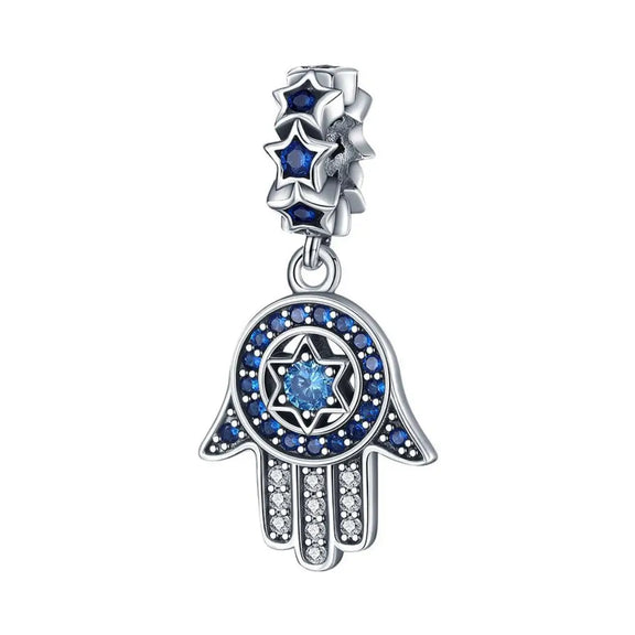 Starry Hamsa Dangle Charm - Starry Hamsa Dangle Charm