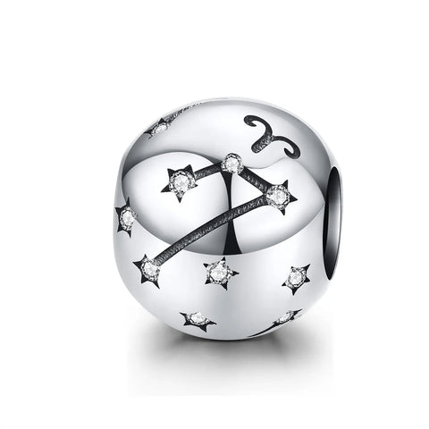 Sterling Silver Aries Constellation Charm Bracelets