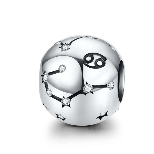 Sterling Silver Cancer Constellation Charm Bracelets