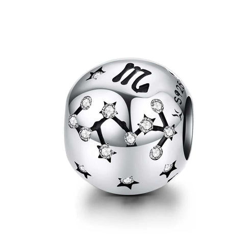 Sterling Silver Scorpio Constellation Charm Bracelets - Sterling Silver Scorpio Constellation Charm Bracelets