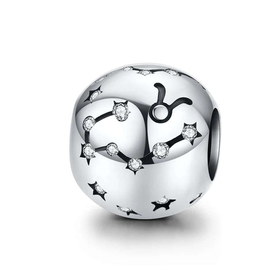 Sterling Silver Taurus Constellation Charm Bracelets